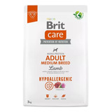 Brit Care Adult Medium Breed Lamb Hypoallergenic 3 Kg