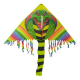 Cometa Serpiente Cobra 160x80 Culebra Juego 20 Colas Triangu