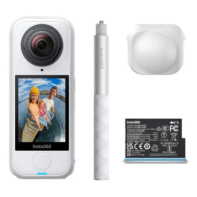 X4 Air Starter Bundle: Cámara Liviana De 0,165 Kg, 8k Arctic White