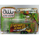 Auto World Enclosed Trailer Rat Fink 1:64 Ed Roth