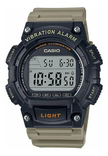 Reloj Casio W-736h-5av Sumer Wr 100m Alarma Vibracion Envios