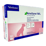 Anxitane Virbac M/l Mayores De 10 Kg 30 Tabletas Suplemento Natural Para Manejo Del Estres Perros