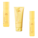  Kit Shampoo Condicionador E Leave-in Wella Invigo Sun