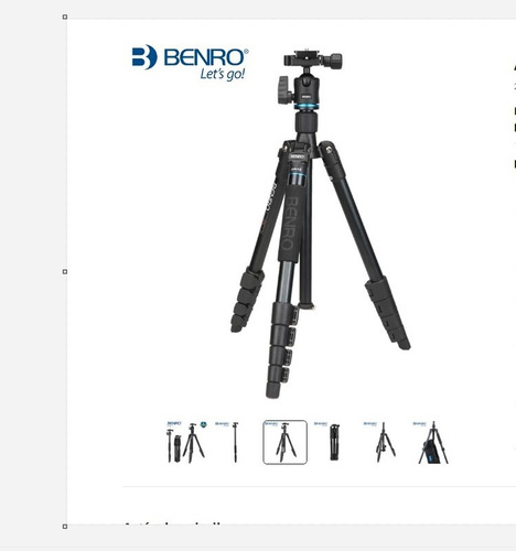 Tripode Benro It-15  . Oferta! Fotografia Filmacion Tripodi 