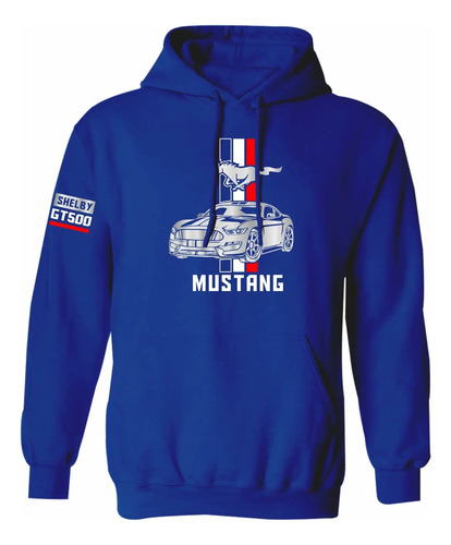 Sudadera Modelo Mustang Shelby Gt 500 Estampado En Vinil