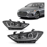 Farol Elantra 2017 2018 2019 2020 C/projetor C/led 