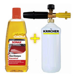 Combo Espumadora Foam Cannon Shampoo Sonax Karcher K2-k7