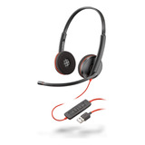 Plantronics - Auriculares Blackwire 3220 Usb-a, Auriculares