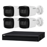 Kit Seguridad Dahua Dvr 4k 8 Ch + 4 Camaras 8mp