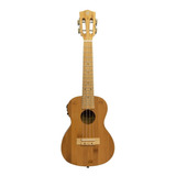 Ukelele Tenor Con Ecualizador U-26-bamboo-q Con Funda Bamboo