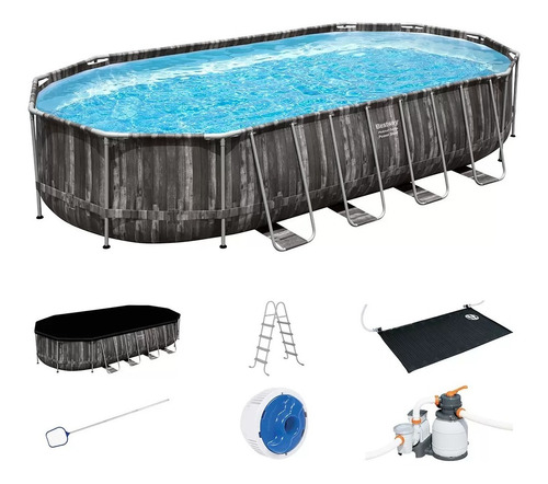 Alberca Piscina Grande Familiar 5.5m Escalera Filtro Bomba