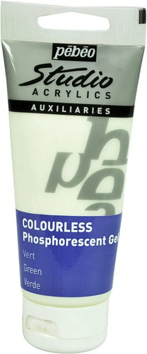 Gel Acrilico Pebeo Fosforescente Brilla En Oscuridad 1 Pieza