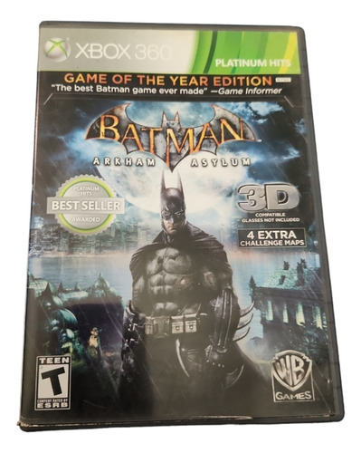 Batman Arkham Asylum Xbox 360 Fisico