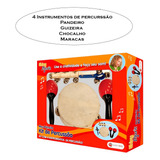 Kit Mini Percussão Infantil 4 Instrumentos 0287 - Shiny Toys