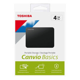 Disco Rigido Externo Toshiba Canvio 4tb Usb 3.0 Hdtb540xk3ca
