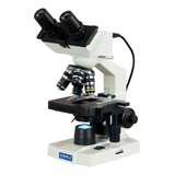 Omax Md82es10 40x-2000x Microscopio Compuesto Led Con Cámara