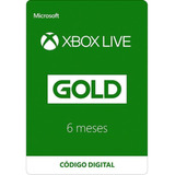 Xbox Live Gold 6 Meses Codigo 