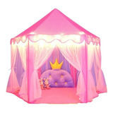 Barraca Infantil Tenda Iluminada Casinha Menina Com Luzes 