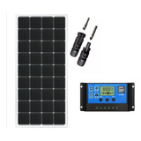 Kit Placa Solar 210w Controlador 30a Lcd