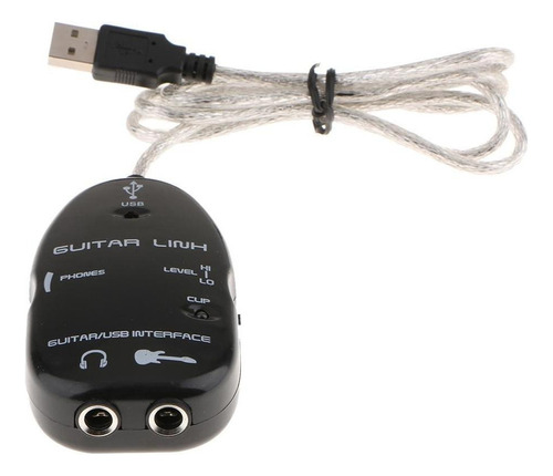 Para Guitar Grabación Usb Midi Interface Adaptador De