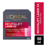 Crema Facial Día L'oréal Paris Revitalift Láser X3 50 Ml