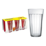 Conjunto Copo Americano Long Drink 450ml Luva Com 6 Unid.