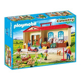 Playmobil Country Granja Maletin Animales Campo Familia 4897