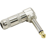 Conector P10 90 Graus Plug Cachimbo L Dlk Todo Em Metal 