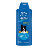 Shampoo Para Cachorros E Gatos Neutro Pet Clean 700ml