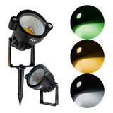 Kit 10 Espeto Led 9w Iluminaçao Jardim Prova Dágua Luminar