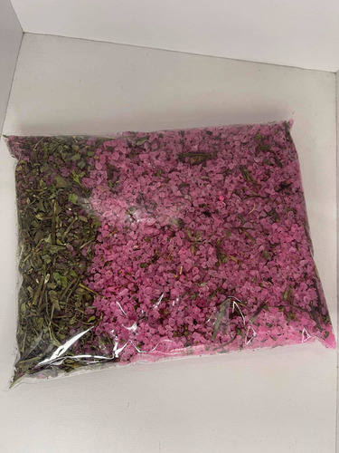 Escalda Pés 1kg Rosa C/ Hortelã + Ervas