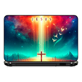 Adesivo Skin Notebook Jesus Cristo [236] Deus Luz Sabedoria