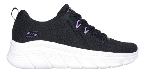 Tenis Skechers Mujer 117382blk Bobsb Flex