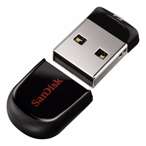 Pendrive Sandisk Cruzer Fit 16gb 2.0 Preto Promoblack