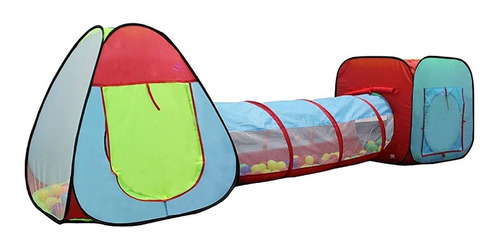 Juego Carpa Laberinto Niños Y Tunel Armable De Colores+cuota