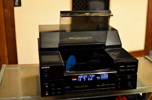 Compactera Sony Cdp-cx100 Made In Japan 100 Cd! Hi-fi Unica!