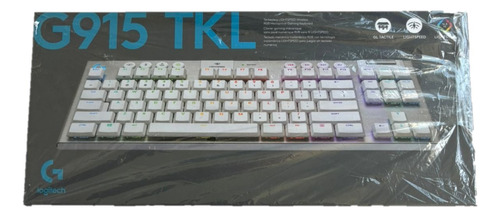 Teclado Gamer Logitech G915 Tkl Rgb Branco (lacrado)