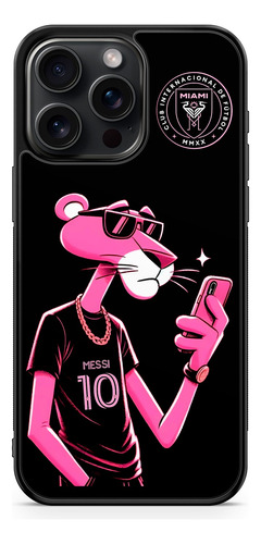 Funda Pantera Rosa Inter De Miami Futbol