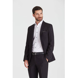 Traje Macowens Ss100 Liso Fit Negro Hombre 039203245002