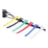 Amarra Cable Velcro 5 Colores Pack 50 Unidades  