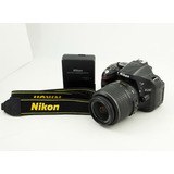 Nikon Kit D5200 + Lente 18-55mm Vr Dslr Color  Negro 