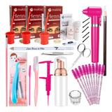 Kit Sobrancelha Henna Makiaj Mixer + Lápis Demográfico