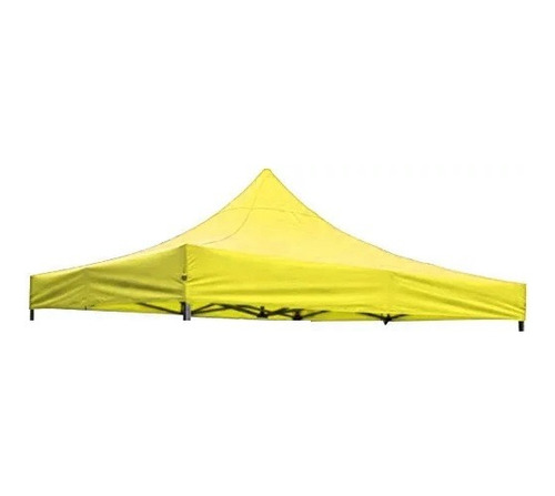 Lona Oxford  Impermeable Para Toldo 2x2 Mts Amarillo Uv