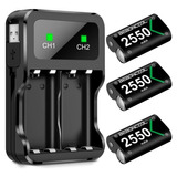 Beboncool Cargador Y 3 Baterías De 2550 Mah Para Xbox Series