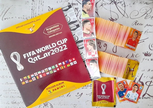 .- Album Futbol Mundial Qatar 2022 Panini Argentina Completo