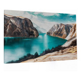 Cuadro Moderno En Tela Canvas Paisaje Lago