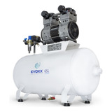 Compressor Odontológico 65l Evoxx Isento De Óleo 2,0 Hp 220v