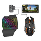 Inalambrico  Ios+android 4 En 1 Juego Combo Teclado Y Mouse