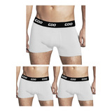 Pack X3 Boxer Calzoncillos Gdo Liso ALG/lycra Con Elastico