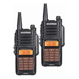 2 Rádio Ht Baofeng Uv-9r 10w Dual Band Uhf Vhf Prova De Água